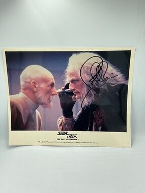 Star Trek TNG Autographed William Campbell Signed Photo Koloth 8x10